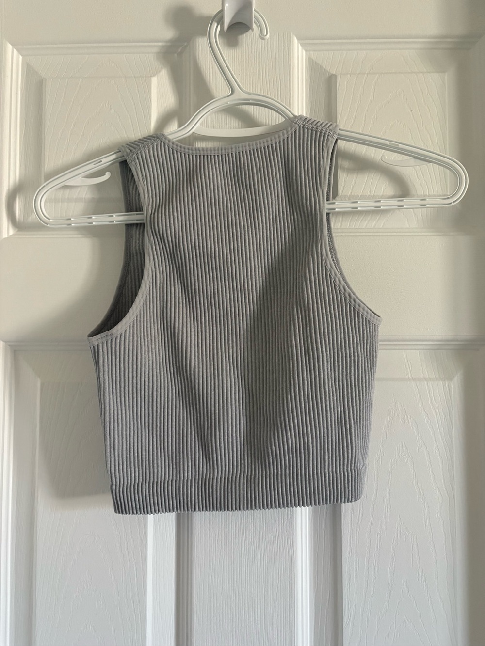 Aerie Ribbed Ruched Crop Tank - Picture 3 of 6